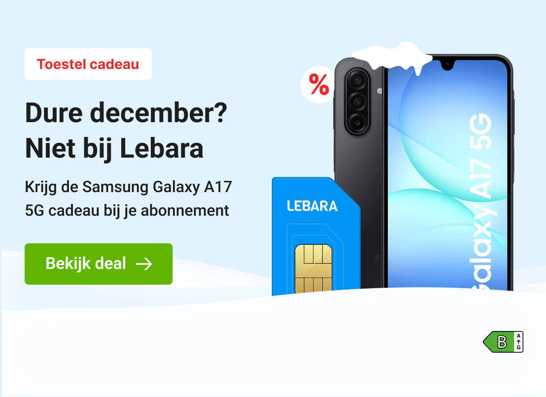 Week 51'25 - belsimpel - hero 3 - Samsung/Lebara