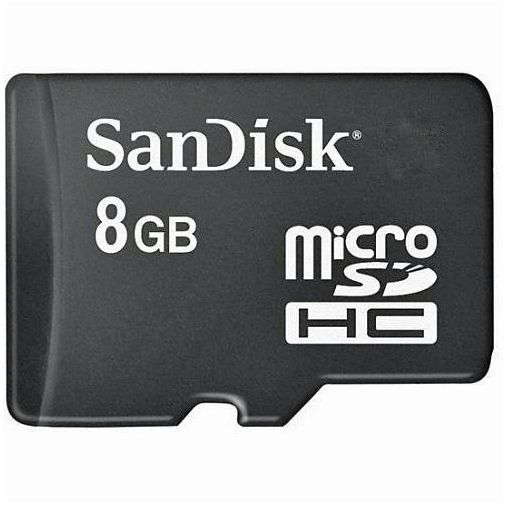 SanDisk microSDHC 8GB