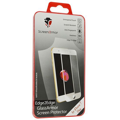 ScreenArmor Glass Armor Edge-to-Edge Screenprotector Apple iPhone 7 Plus/8 Plus White