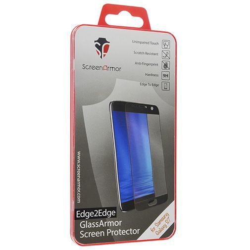 ScreenArmor Glass Armor Edge-to-Edge Screenprotector Samsung Galaxy S7 Black