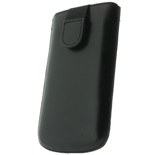Senza Leather Slide Case Black Size XL