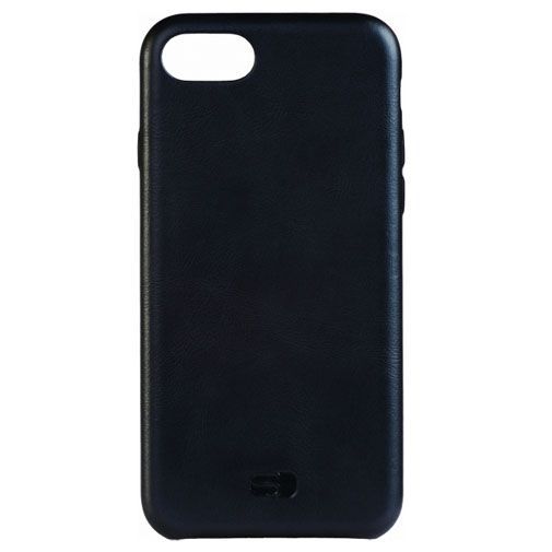 Senza Pure Leather Cover Deep Black Apple iPhone 7/8