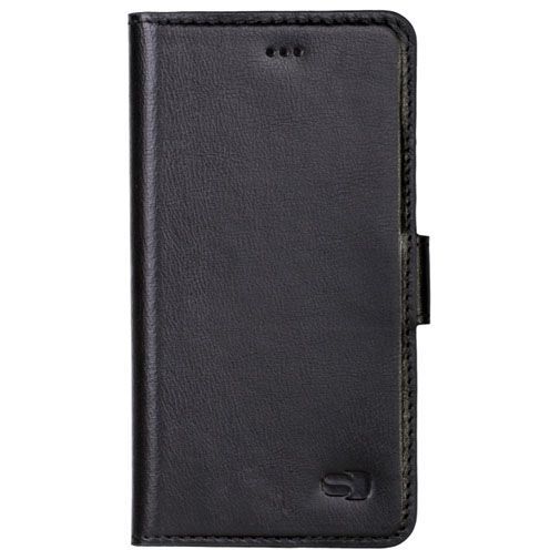 Senza Pure Leather Wallet Deep Black Apple iPhone 6/6S