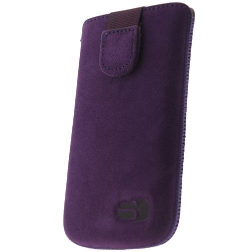 Senza Suede Slide Case Velvet Purple Size M