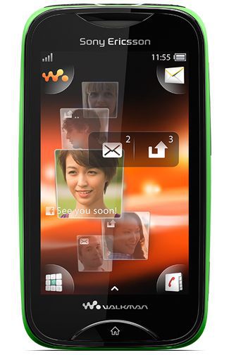 Sony Ericsson Mix Walkman Black Green
