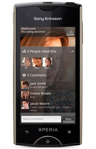 Sony Ericsson Xperia Ray Gold