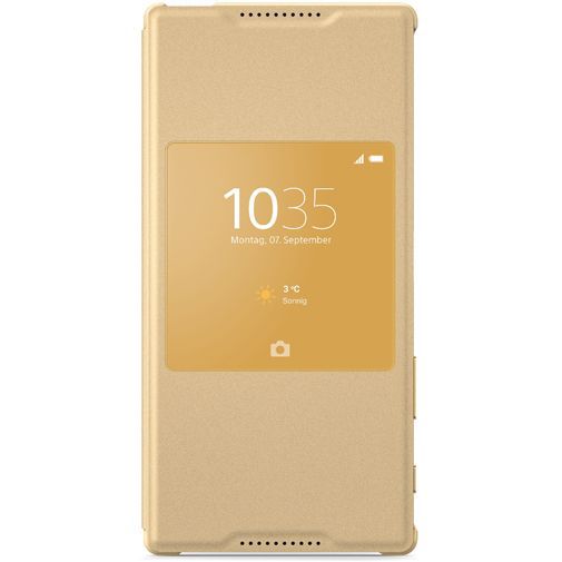 Sony Style Cover Gold Xperia Z5 Premium
