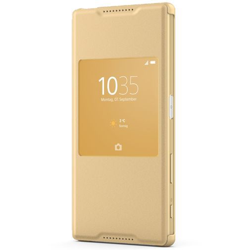 Sony Style Cover Gold Xperia Z5