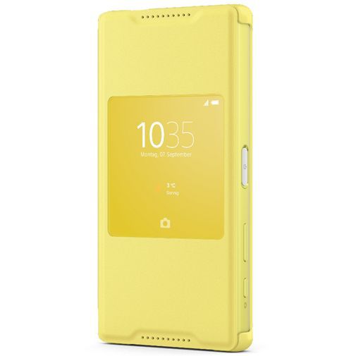 Sony Style Cover Yellow Xperia Z5 Compact