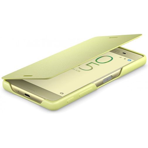 Sony Style Flip Cover SCR52 Lime Gold Xperia X