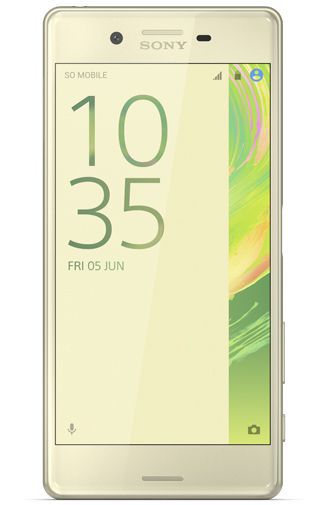 Sony Xperia X Lime Gold - kopen - Belsimpel