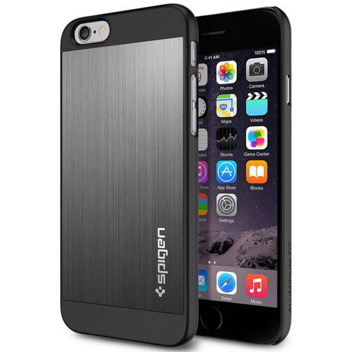 Spigen Aluminium Fit Case Grey Apple iPhone 6/6S