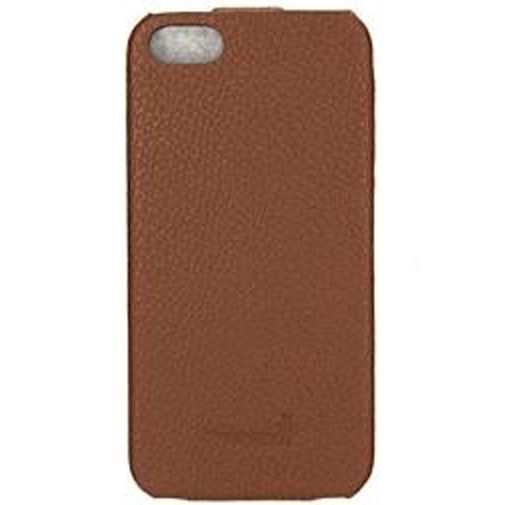 Trendy8 Leather Flip Case iPhone 5 Brown