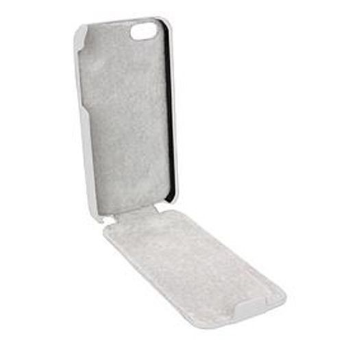 Trendy8 Leather Flip Case iPhone 5 White