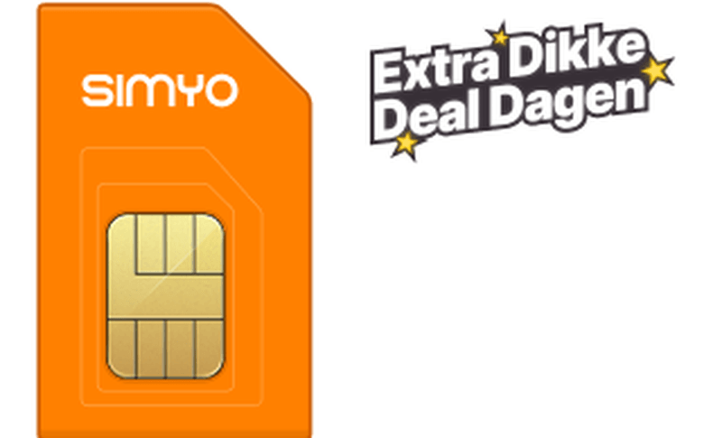Krijg alleen vandaag €150,- cashback bij Simyo