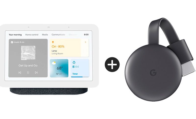 Extra voordelig: Google Nest Hub 2 en Chromecast-bundel