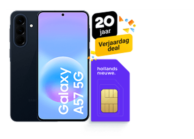 Bespaar tijdelijk tot €352,- op de populaire Samsung A57 5G