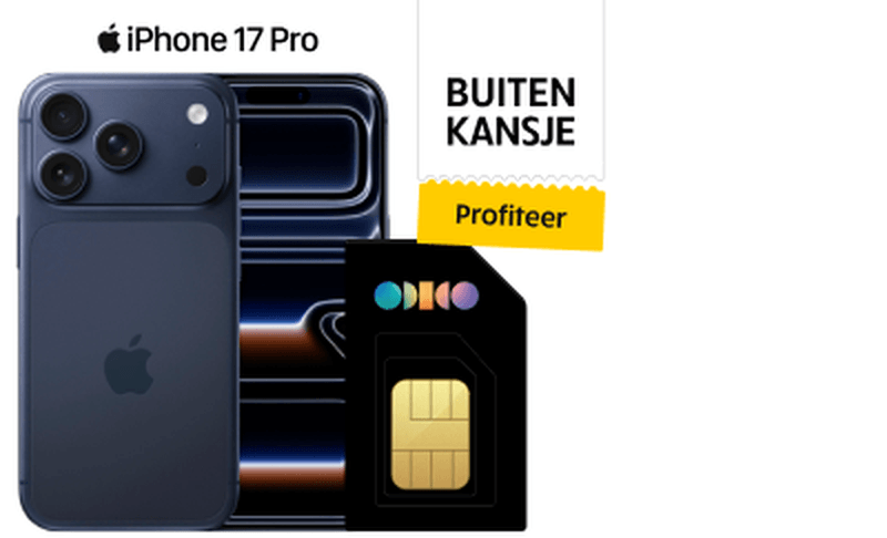 Combineer de iPhone 17 Pro met Odido