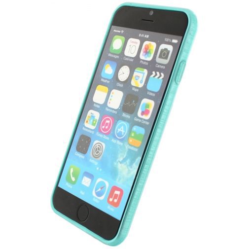 Xccess Brushed TPU Case Turquoise Apple iPhone 6/6S