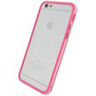 Xccess Bumper Case Transparent/Pink Apple iPhone 6/6S
