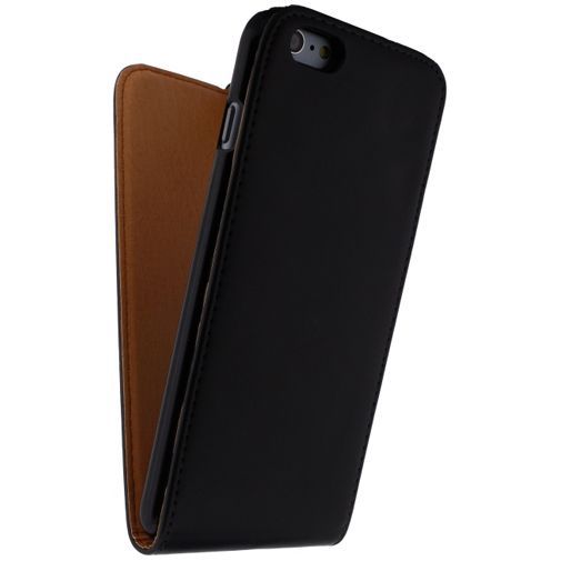 Xccess Leather Flip Case Black Apple iPhone 6 Plus/6S Plus