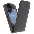 Xccess Leather Flip Case Black BlackBerry Z10
