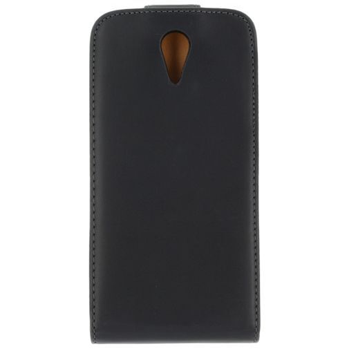 Xccess Leather Flip Case Black HTC Desire 620