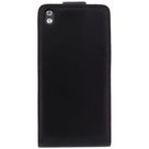 Xccess Leather Flip Case Black HTC Desire 816