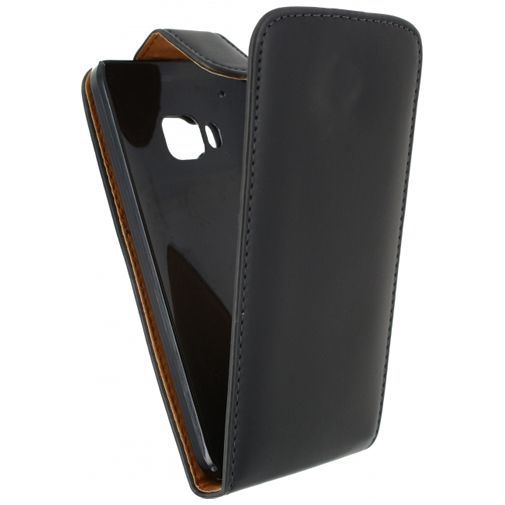 Xccess Leather Flip Case Black HTC One M9 (Prime Camera Edition)