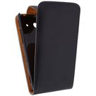 Xccess Leather Flip Case Black Huawei Ascend G525