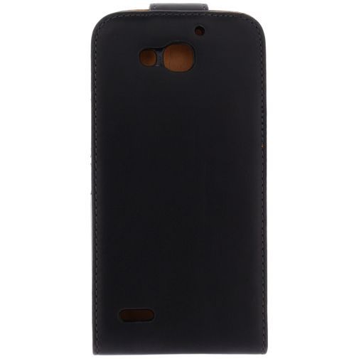 Xccess Leather Flip Case Black Huawei Ascend G750