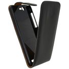 Xccess Leather Flip Case Black Huawei Ascend G7