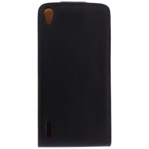 Xccess Leather Flip Case Black Huawei Ascend P7