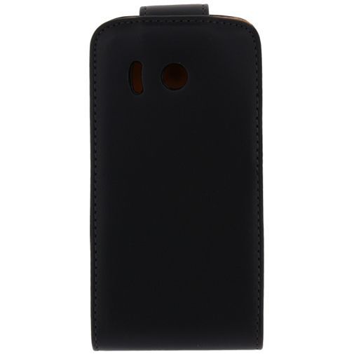 Xccess Leather Flip Case Black Huawei Ascend Y300