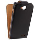 Xccess Leather Flip Case Black LG L90