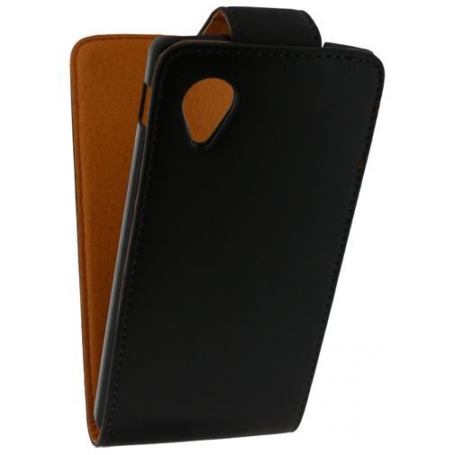 Xccess Leather Flip Case Black LG Nexus 5