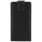 Xccess Leather Flip Case Black Microsoft Lumia 950