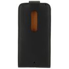 Xccess Leather Flip Case Black Motorola Moto X Play