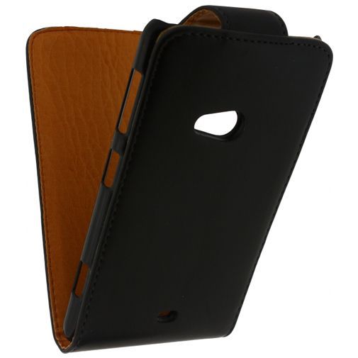 Xccess Leather Flip Case Black Nokia Lumia 625