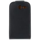 Xccess Leather Flip Case Black Samsung Galaxy Pocket 2