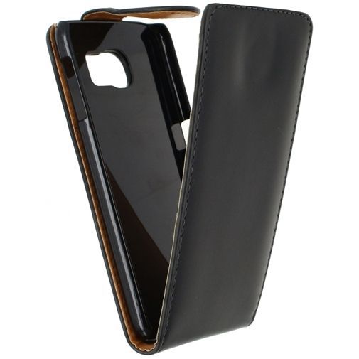 Xccess Leather Flip Case Black Samsung Galaxy S6