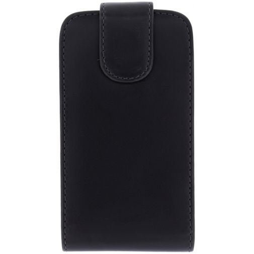 Xccess Leather Flip Case Black Samsung Galaxy Trend Lite S7390
