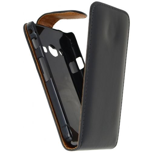 Xccess Leather Flip Case Black Samsung Galaxy Xcover 3 (VE)