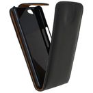Xccess Leather Flip Case Black Wiko Highway Signs
