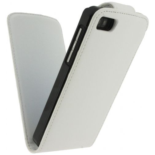 Xccess Leather Flip Case BlackBerry Z10 White