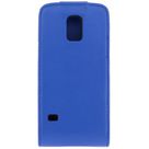 Xccess Leather Flip Case Blue Samsung Galaxy S5 Mini