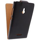 Xccess Leather Flip Case Nokia XL Black