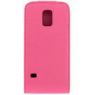 Xccess Leather Flip Case Pink Samsung Galaxy S5 Mini