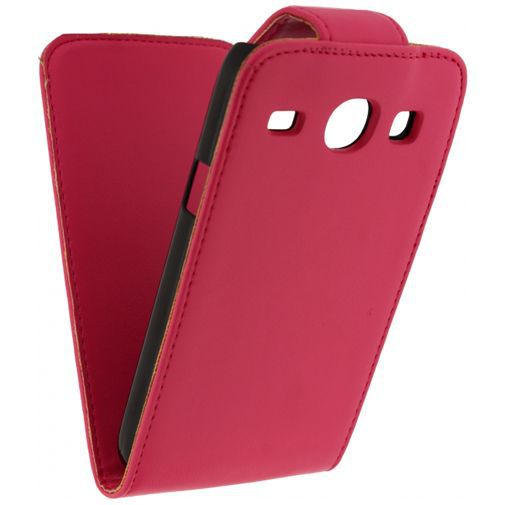 Xccess Leather Flip Case Samsung Galaxy Core Pink