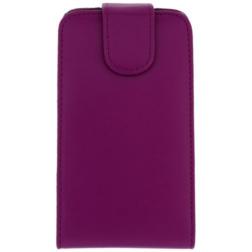 Xccess Leather Flip Case Samsung Galaxy Core Purple